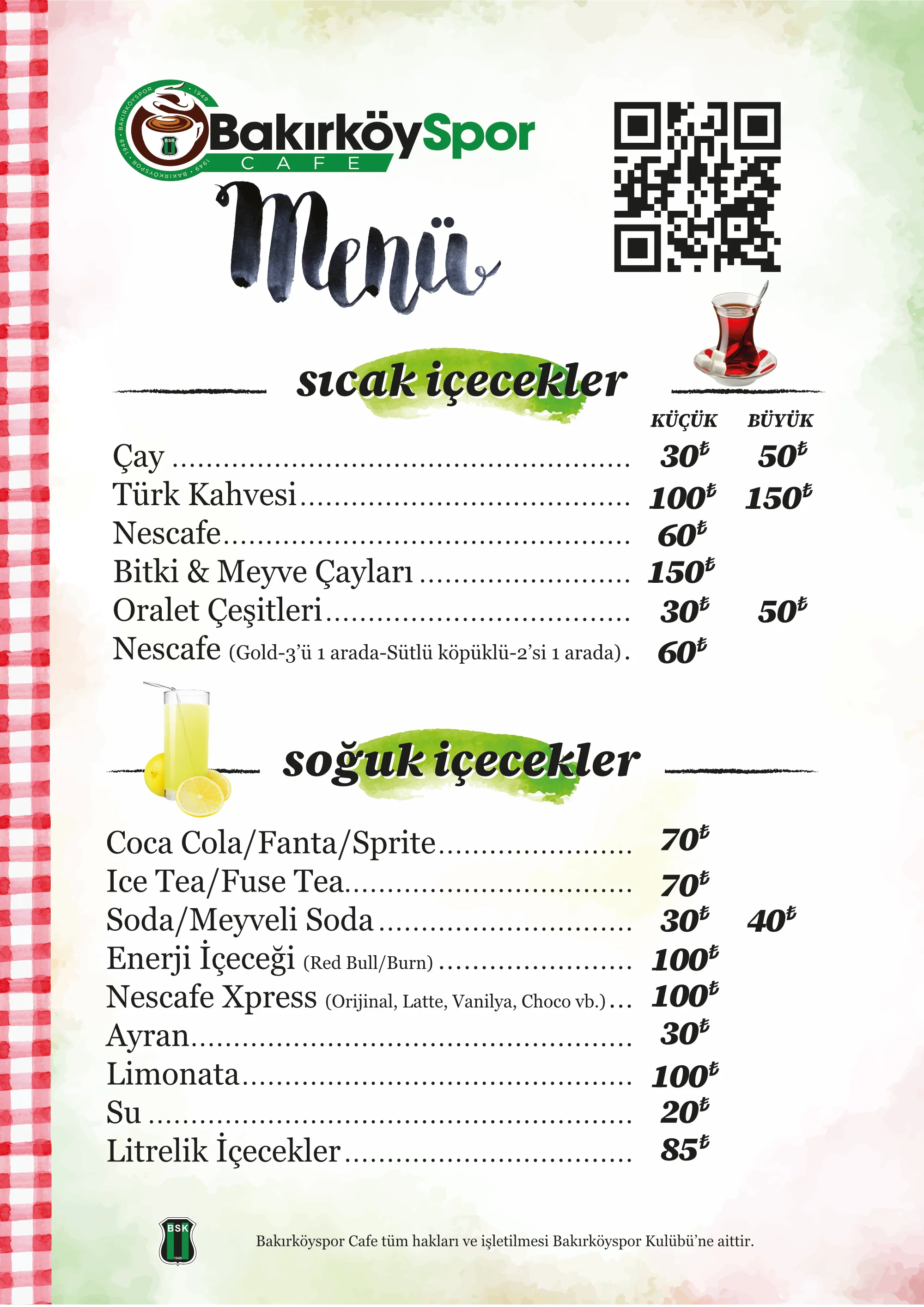 Menü 1. Sayfa